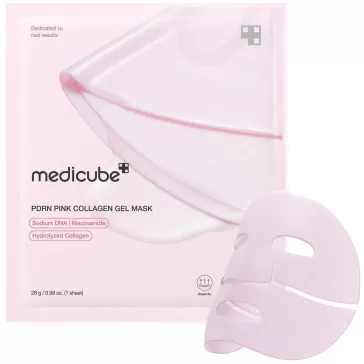   MEDICUBE PDRN Pink öregedésgátló hidrogél maszk PDRN tartalommal és kollagénnel