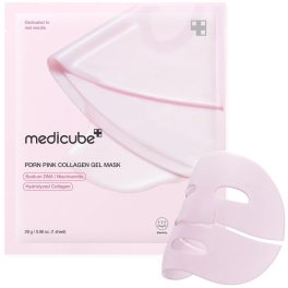   MEDICUBE PDRN Pink öregedésgátló hidrogél maszk PDRN tartalommal és kollagénnel (4 darab)