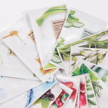   MIZON Joyful Time élénkítő és hidratáló hatású esszenciális maszk uborka kivonattal