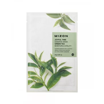   MIZON Joyful Time hidratáló és vitalizáló hatású esszenciális maszk zöld tea kivonattal