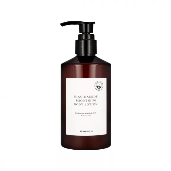 MIZON Niacinamide Smoothing bőrfehérítő testápoló lotion 10% niacinamiddal 300 ml MIZON Niacinamide Smoothing bőrfehérítő testápoló lotion 10% niacinamiddal 300 ml