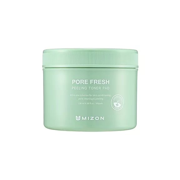 MIZON Pore Fresh pórusszabályzó és hámlasztó hatású tonikkal átitatott korong 