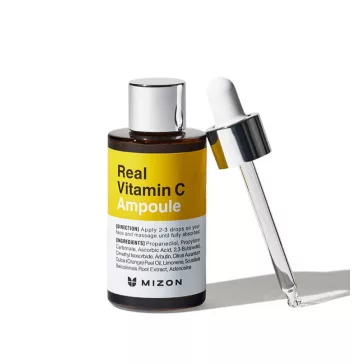   MIZON Real Vitamin C bőrfiatalító ampulla szérum 19 % C-vitamin tartalommal