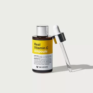   MIZON Real Vitamin C bőrfiatalító ampulla szérum 19 % C-vitamin tartalommal