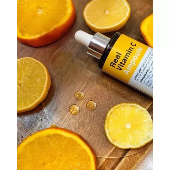 MIZON Real Vitamin C bőrfiatalító ampulla szérum 19 % C-vitamin tartalommal