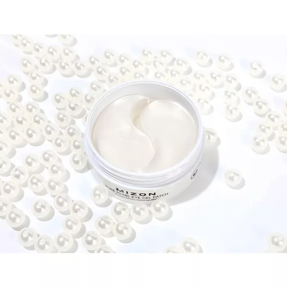 MIZON Pure Pearl öregedésgátló szemkörnyékápoló tapasz fehér gyöngy kivonattal MIZON Pure Pearl öregedésgátló szemkörnyékápoló tapasz fehér gyöngy kivonattal