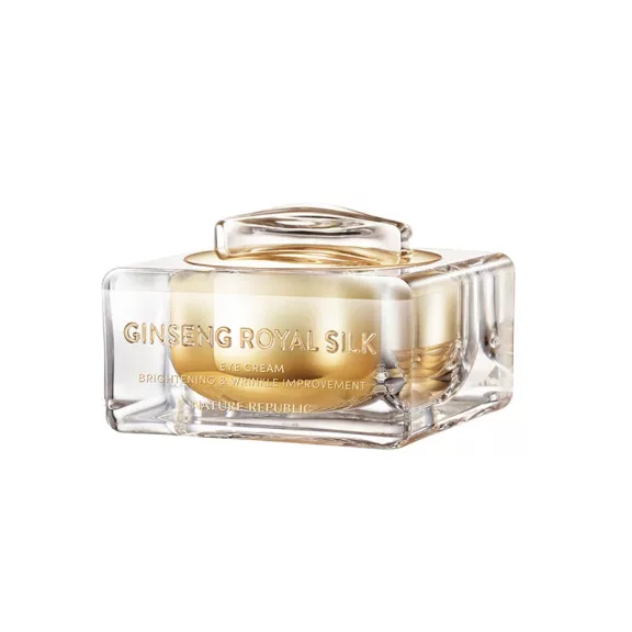 NATURE REPUBLIC Ginseng Royal Silk öregedésgátló szemkörnyékápoló krém vörös ginzeng kivonattal NATURE REPUBLIC Ginseng Royal Silk öregedésgátló szemkörnyékápoló krém vörös ginzeng kivonattal