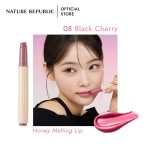 NATURE REPUBLIC Honey Melting szájfény - 08 Black Cherry