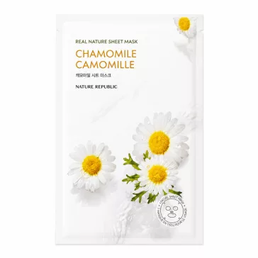   NATURE REPUBLIC Real Nature hidratáló és frissítő maszk kamilla kivonattal