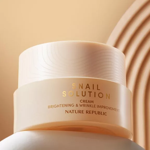 NATURE REPUBLIC Snail Solution öregedésgátló krém csiganyál kivonattal