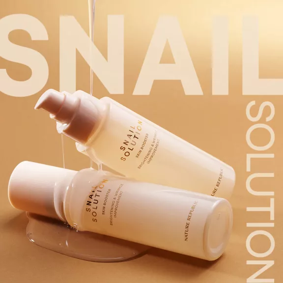 NATURE REPUBLIC Snail Solution öregedésgátló booster csiganyál kivonattal NATURE REPUBLIC Snail Solution öregedésgátló booster csiganyál kivonattal