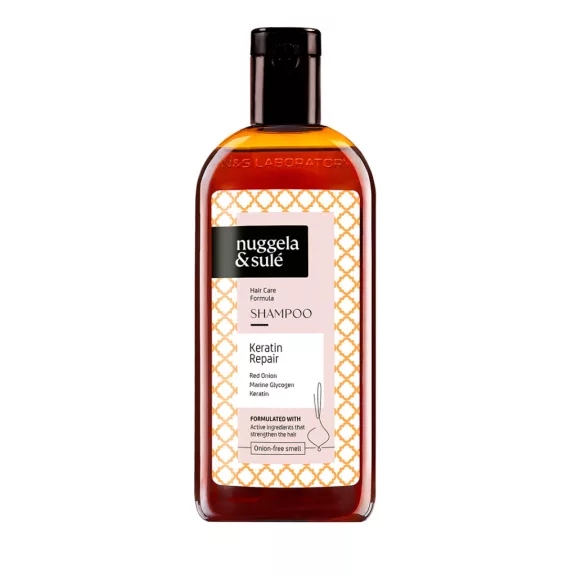 NUGGELA & SULÉ keratin-visszapótló sampon elgyengült, sérült hajra 250 ml