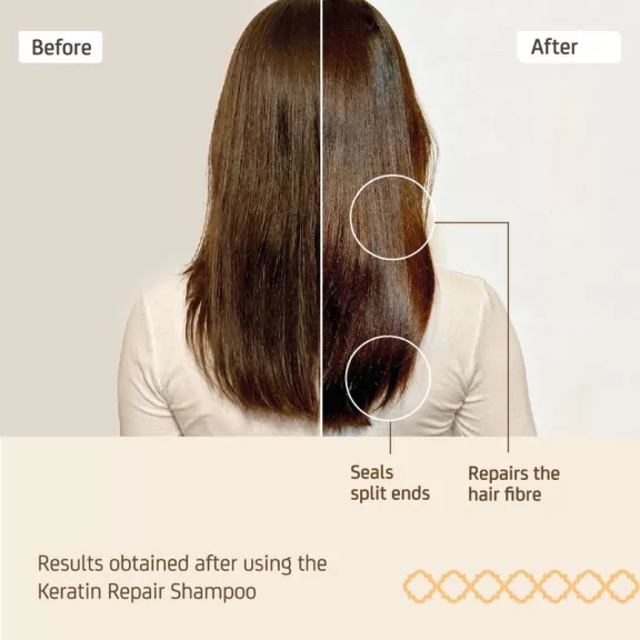 NUGGELA & SULÉ keratin-visszapótló sampon sérült hajra, 250 ml