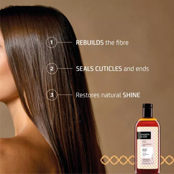 NUGGELA & SULÉ keratin-visszapótló sampon sérült hajra, 250 ml