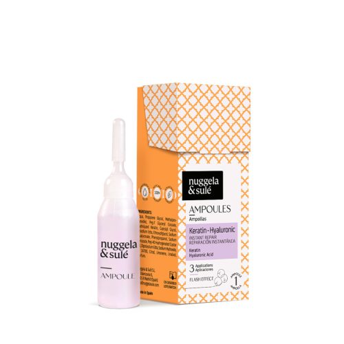 NUGGELA & SULÉ keratin-visszapótló ampulla sérült hajra 10 ml (1 hetes kúra)