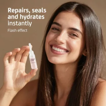 NUGGELA & SULÉ Keratin-Hyaluronic ampulla sérült hajra, 4 x 10 ml
