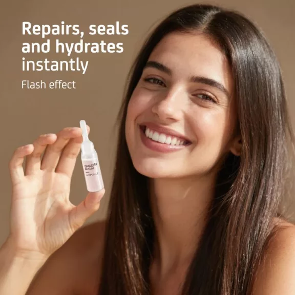 NUGGELA & SULÉ Keratin-Hyaluronic ampulla sérült hajra, 4 x 10 ml