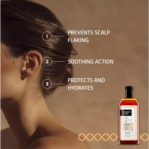 NUGGELA & SULÉ Soothing fejbőrápoló sampon érzékeny fejbőrre, 250 ml NUGGELA & SULÉ Soothing fejbőrápoló sampon érzékeny fejbőrre, 250 ml