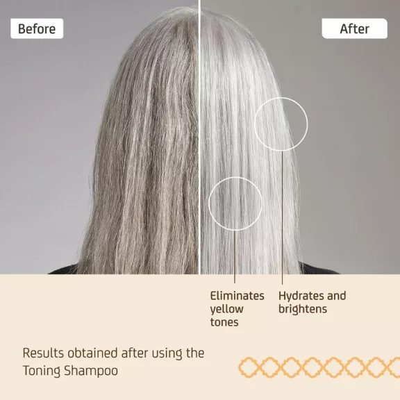 NUGGELA & SULÉ Toning Shampoo színhelyreállító sampon szőke és ősz hajra, 250 ml