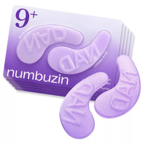 NUMBUZIN No.9 NAD+ feszesítő szemkörnyékápoló tapasz kollagénnel és 50 féle peptiddel NUMBUZIN No.9 NAD+ feszesítő szemkörnyékápoló tapasz kollagénnel és 50 féle peptiddel