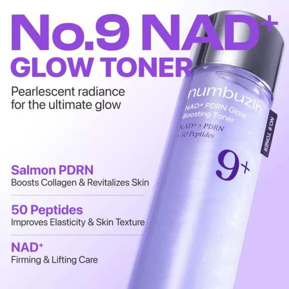 NUMBUZIN No.9 NAD+ PDRN revitalizáló és bőrápoló tonik 50 féle peptiddel és PDRN tartalommal NUMBUZIN No.9 NAD+ PDRN revitalizáló és bőrápoló tonik 50 féle peptiddel és PDRN tartalommal