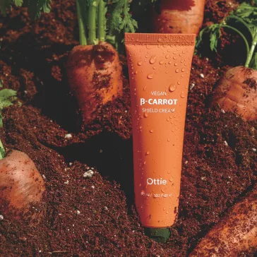   OTTIE Vegan Beta-Carrot Shield vegán bőrhelyreállító krém sárgarépa kivonattal