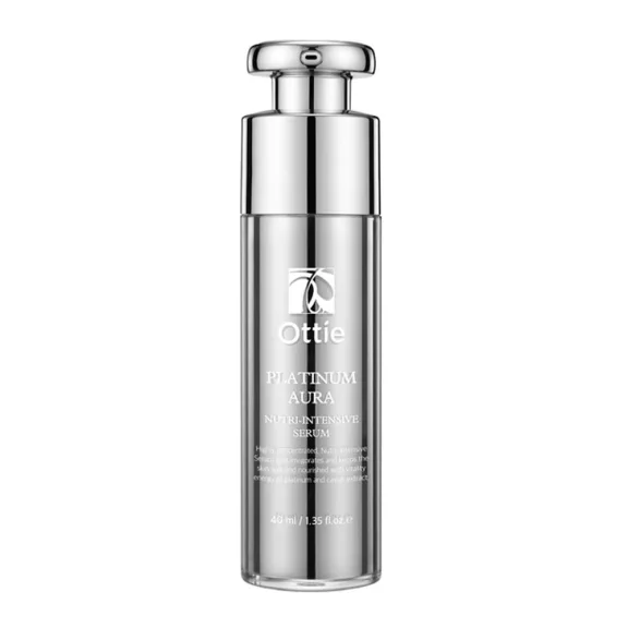 OTTIE Platinum Aura Nutri-Intensive öregedésgátló szérum platinával és kaviár kivonattal OTTIE Platinum Aura Nutri-Intensive öregedésgátló szérum platinával és kaviár kivonattal