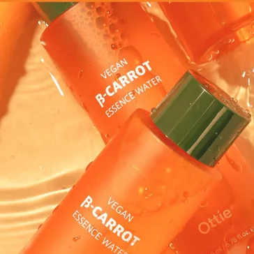   OTTIE Vegan Beta-Carrot vegán bőrhelyreállító esszencia sárgarépa kivonattal - közeli lejárat