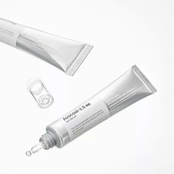 PERCENT SCIENCE Avocool-2.6 hidratáló és nyugtató fényvédő szérum szabadalmaztatott összetevővel SPF 50+ PA++++ PERCENT SCIENCE Avocool-2.6 hidratáló és nyugtató fényvédő szérum szabadalmaztatott összetevővel SPF 50+ PA++++