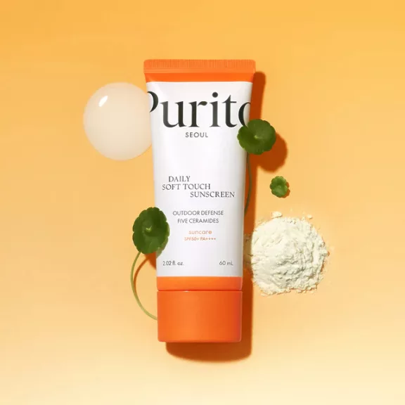 PURITO Daily Soft Touch hipoallergén fényvédő krém 5 féle ceramiddal SPF50+ PA++++ PURITO Daily Soft Touch hipoallergén fényvédő krém 5 féle ceramiddal SPF50+ PA++++
