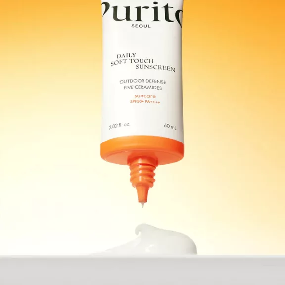 PURITO Daily Soft Touch hipoallergén fényvédő krém 5 féle ceramiddal SPF50+ PA++++ PURITO Daily Soft Touch hipoallergén fényvédő krém 5 féle ceramiddal SPF50+ PA++++