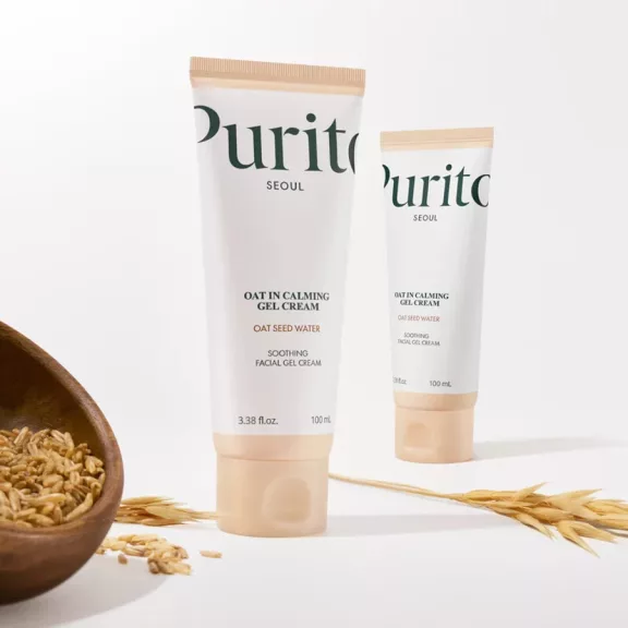 PURITO Oat Calming bőrnyugtató gélkrém zab kivonattal PURITO Oat Calming bőrnyugtató gélkrém zab kivonattal