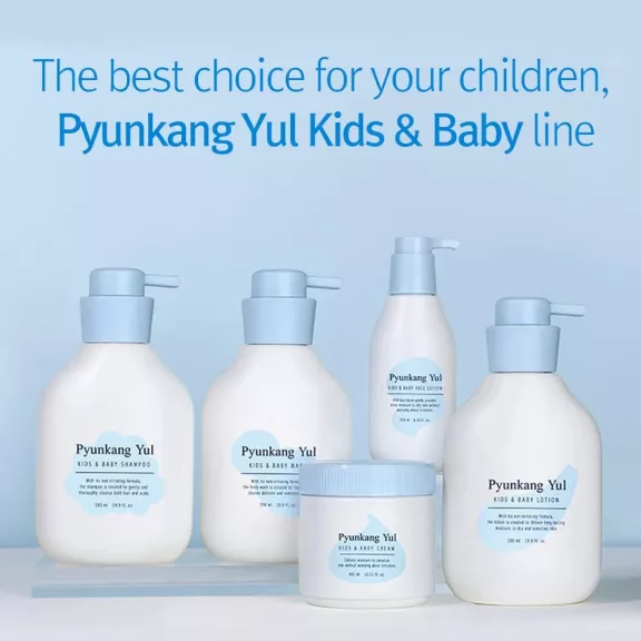 PYUNKANG YUL Kids & Baby bőrnyugtató tusfürdő növényi kivonatokkal gyermekeknek PYUNKANG YUL Kids & Baby bőrnyugtató tusfürdő növényi kivonatokkal gyermekeknek