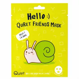   QURET Friends tápláló és bőrápoló maszk csigamucin kivonattal