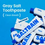 SALTRAIN Clean Breath prémium fluoridmentes fogkrém koreai szürke sóval 180g