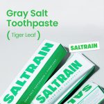 SALTRAIN Tiger Leaf prémium fluoridmentes fogkrém Centella Asiatica kivonattal és koreai szürke sóval