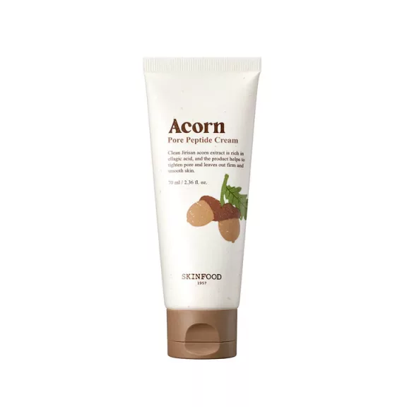 SKINFOOD Acorn Pore Peptide feszesítő és pórusszabályzó krém makk kivonattal