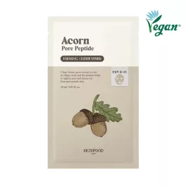   SKINFOOD Acorn Pore Peptide feszesítő és pórusszabályzó maszk makk kivonattal