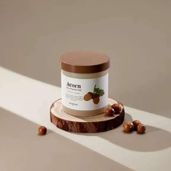 SKINFOOD Acorn Pore Peptide feszesítő és pórusszabályzó tonikkal átitatott korong makk kivonattal SKINFOOD Acorn Pore Peptide feszesítő és pórusszabályzó tonikkal átitatott korong makk kivonattal