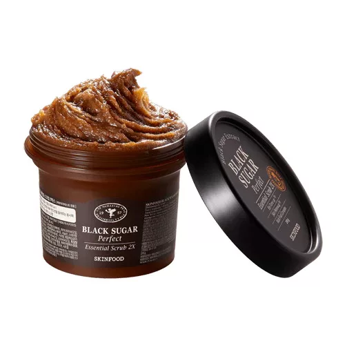 SKINFOOD Black Sugar radírozó hatású arctisztító hab barna cukorral