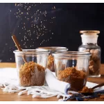 SKINFOOD Black Sugar radírozó hatású arctisztító hab barna cukorral