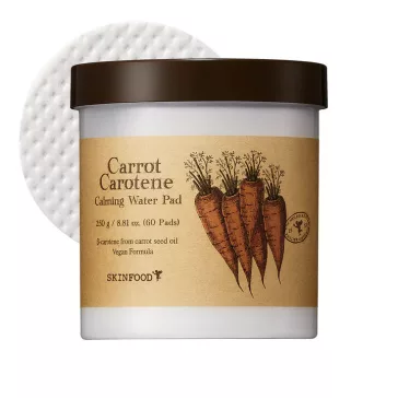   SKINFOOD Carrot Carotene hidratáló és nyugtató tonikkal átitatott korong sárgarépa kivonattal