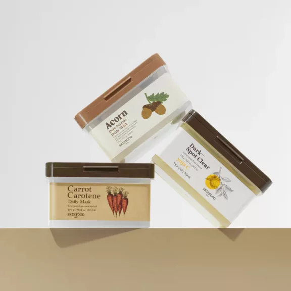 SKINFOOD Carrot Carotene hidratáló és nyugtató maszk csomag sárgarépa kivonattal (30 darab) SKINFOOD Carrot Carotene hidratáló és nyugtató maszk csomag sárgarépa kivonattal (30 darab)