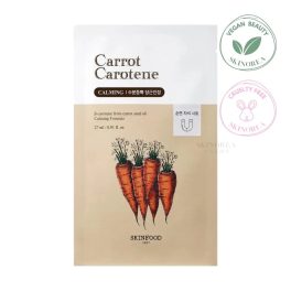   SKINFOOD Carrot Carotene hidratáló és nyugtató maszk sárgarépa kivonattal