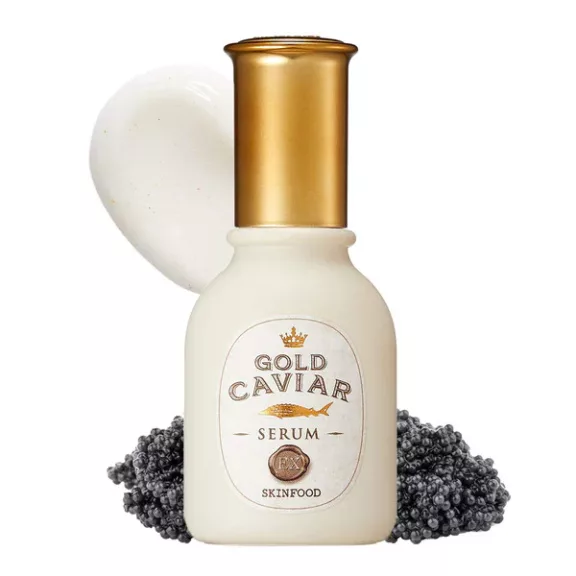 SKINFOOD Gold Caviar EX öregedésgátló szérum kaviár kivonattal SKINFOOD Gold Caviar EX öregedésgátló szérum kaviár kivonattal