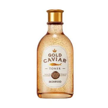   SKINFOOD Gold Caviar EX öregedésgátló tonik kaviár kivonattal