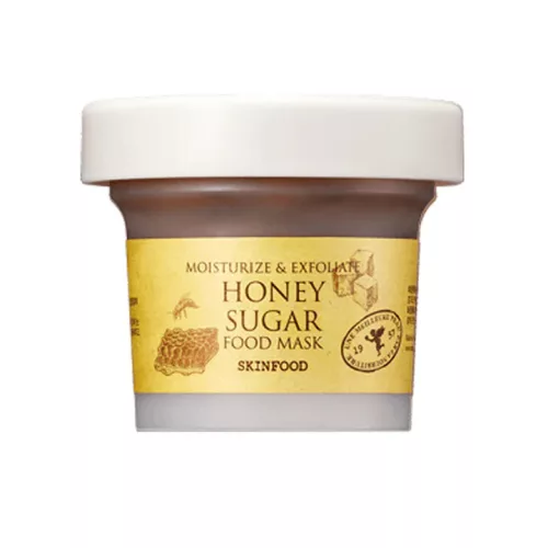 SKINFOOD Honey Sugar hidratáló és hámlasztó krémmaszk méz kivonattal és barna cukorral