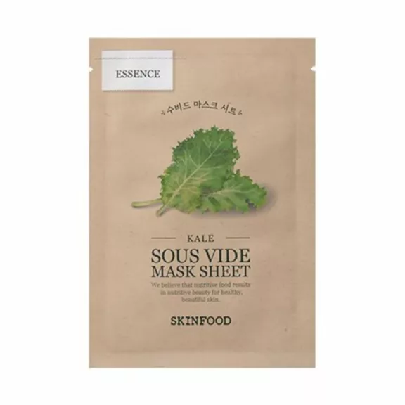 SKINFOOD Kale Sous Vide frissítő és hidratáló maszk kelkáposzta kivonattal