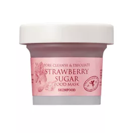   SKINFOOD Strawberry Sugar pórustisztító és hámlasztó krémmaszk eper kivonattal és barna cukorral