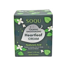   SOQU Heartleaf bőrnyugtató és hidratáló krém kaméleonlevél kivonattal